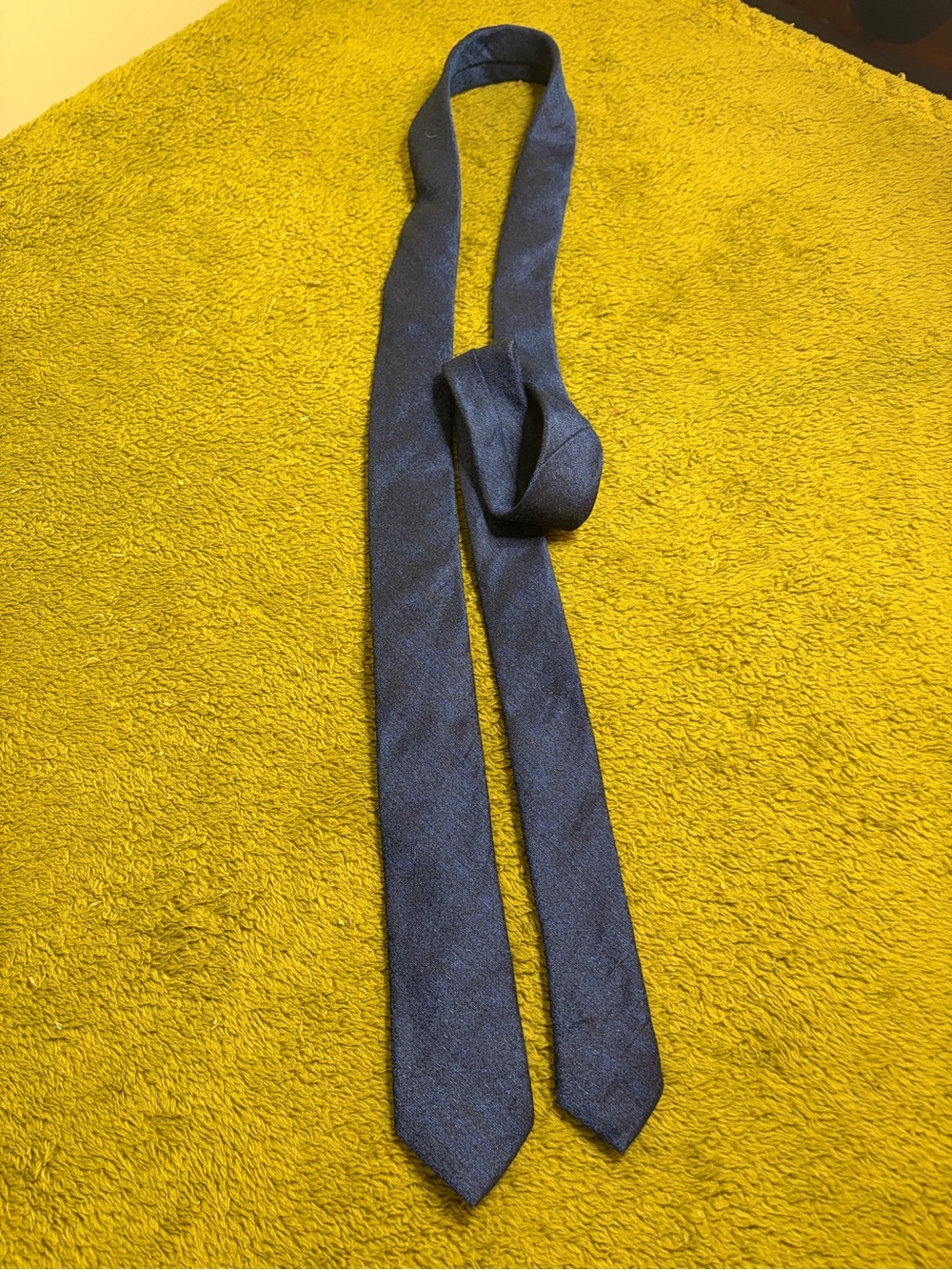Classic Navy Blue Tie - Men's Accessory